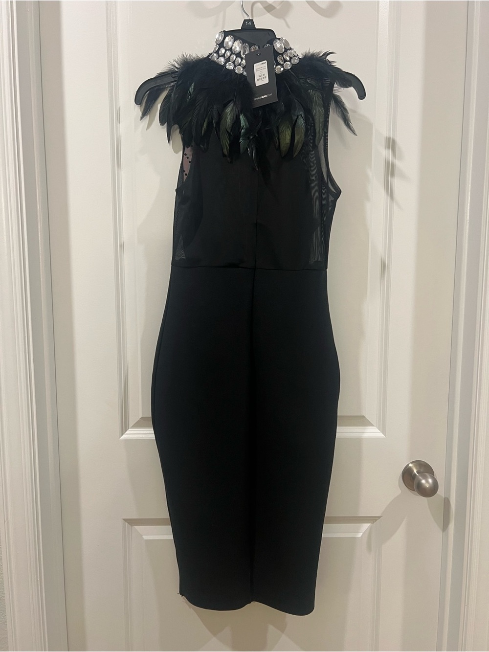 It could be love rhinestone black dress - Picture 4 of 6